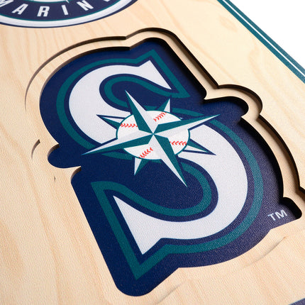 Seattle Mariners 8x32 3D Stadium Banner