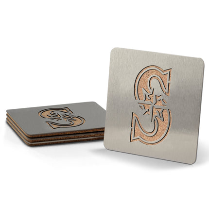 Seattle Mariners (4) Boaster Drink Coasters