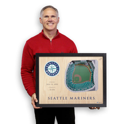 Seattle Mariners 25 Layer Stadium Art