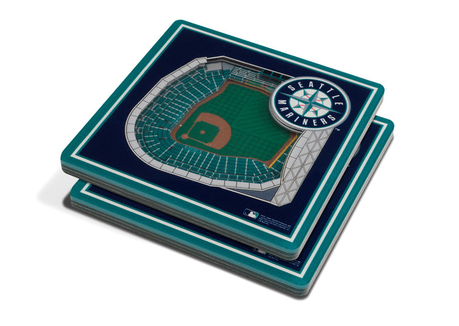 Seattle Mariners 3D Stadium View Coasters