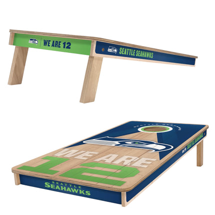 Seattle Seahawks Cornhole Boards 2x4 Slogan Series