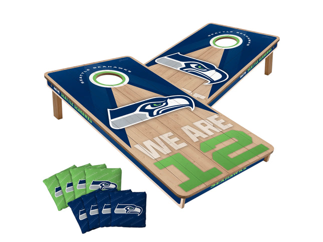 Seattle Seahawks Cornhole Boards 2x4 Slogan Series