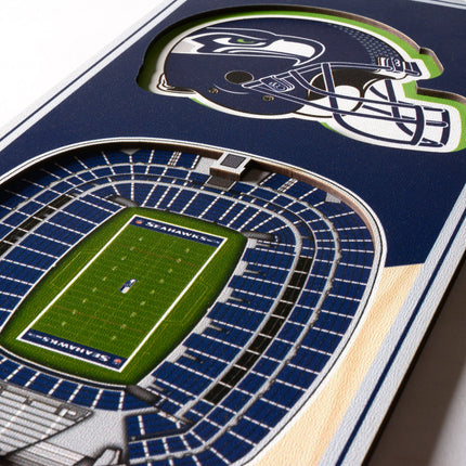 Seattle Seahawks 3D Stadium 6x19 Banners