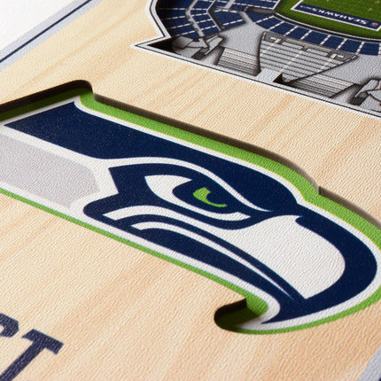 Seattle Seahawks 3D Stadium 6x19 Banners