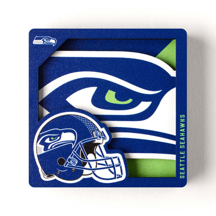 Seattle Seahawks 3D Logo Series Magnet