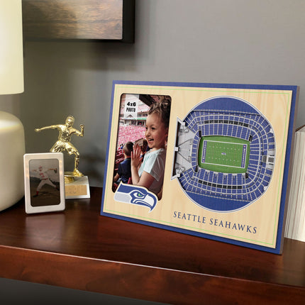 Seattle Seahawks 3D StadiumView Picture Frame