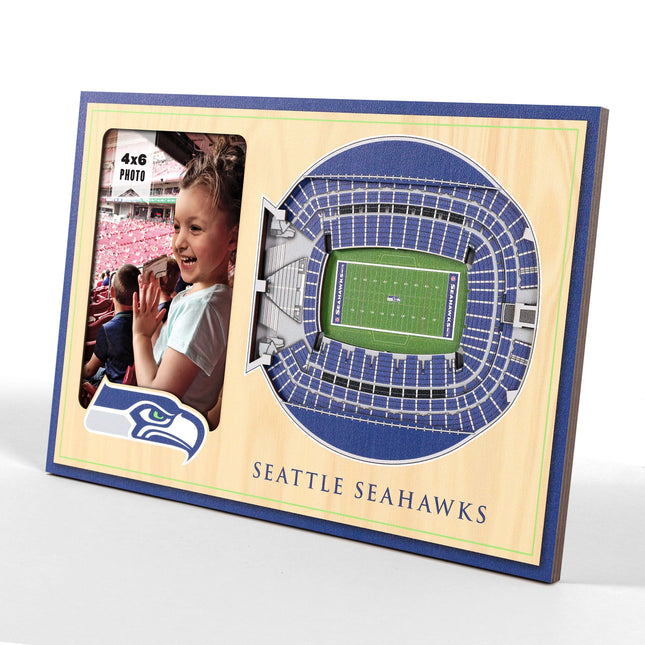 Seattle Seahawks 3D StadiumView Picture Frame