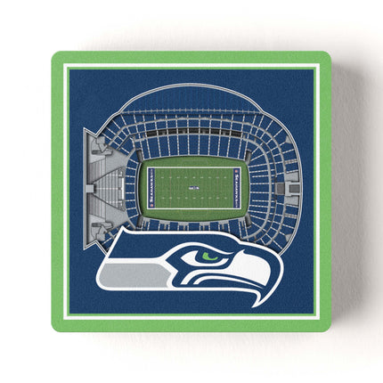Seattle Seahawks 3D StadiumView Magnets