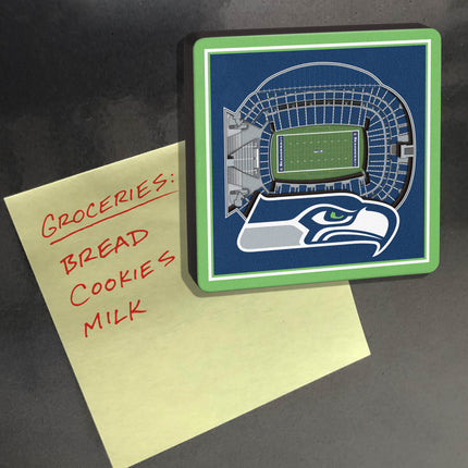 Seattle Seahawks 3D StadiumView Magnets