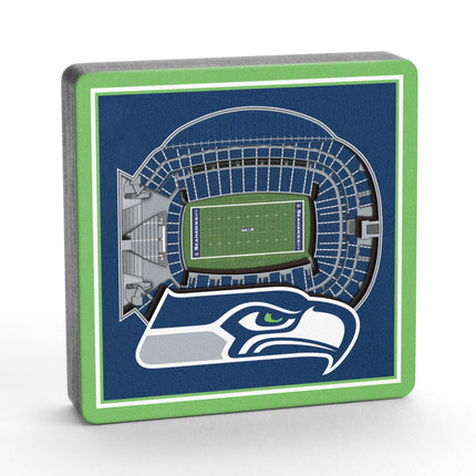 Seattle Seahawks 3D StadiumView Magnets