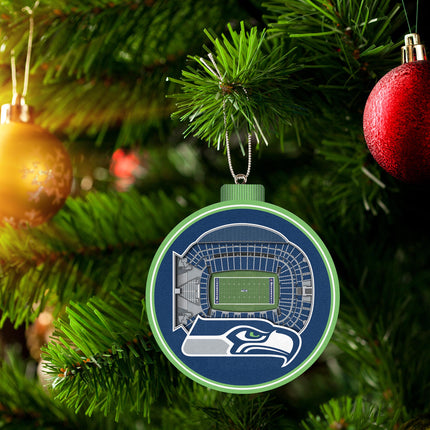 Seattle Seahawks 3D StadiumView Ornaments