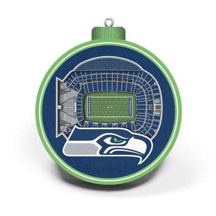 Seattle Seahawks 3D StadiumView Ornaments