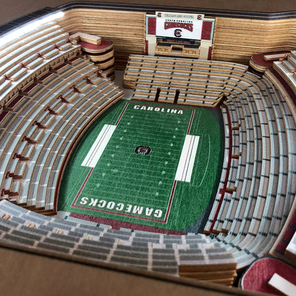 South Carolina Gamecocks 25-Layer StadiumView End Table