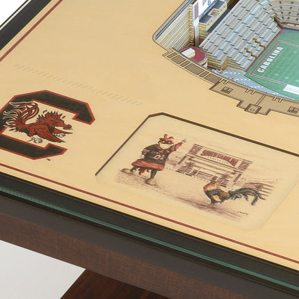 South Carolina Gamecocks 25-Layer StadiumView End Table