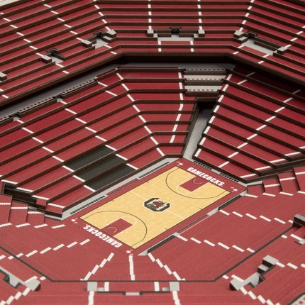 South Carolina Gamecocks 25-Layer StadiumViews 3D Wall Art