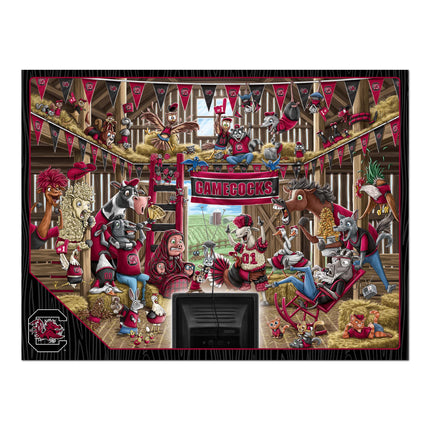 South Carolina Gamecocks Barnyard Fans Puzzle - 500 PC
