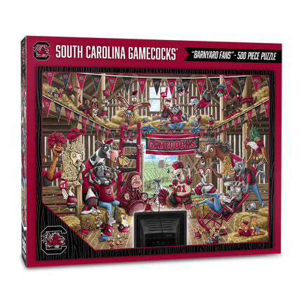South Carolina Gamecocks Barnyard Fans Puzzle - 500 PC