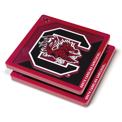 South Carolina Gamecocks 3D Logo Series Coasters