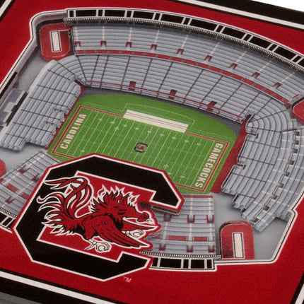 South Carolina Gamecocks 3D Stadium View Coasters