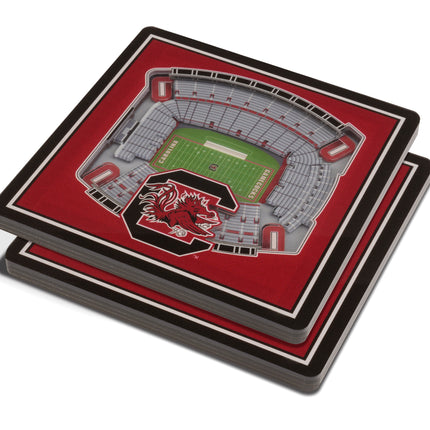 South Carolina Gamecocks 3D Stadium View Coasters