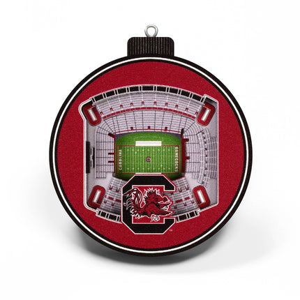 South Carolina Gamecocks 3D StadiumView Ornaments