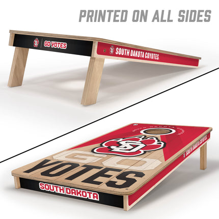 South Dakota Coyotes 2x4 Slogan Series Cornhole Boards