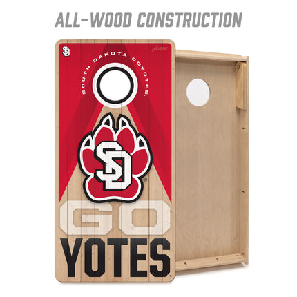 South Dakota Coyotes 2x4 Slogan Series Cornhole Boards