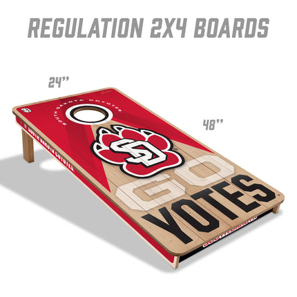 South Dakota Coyotes 2x4 Slogan Series Cornhole Boards