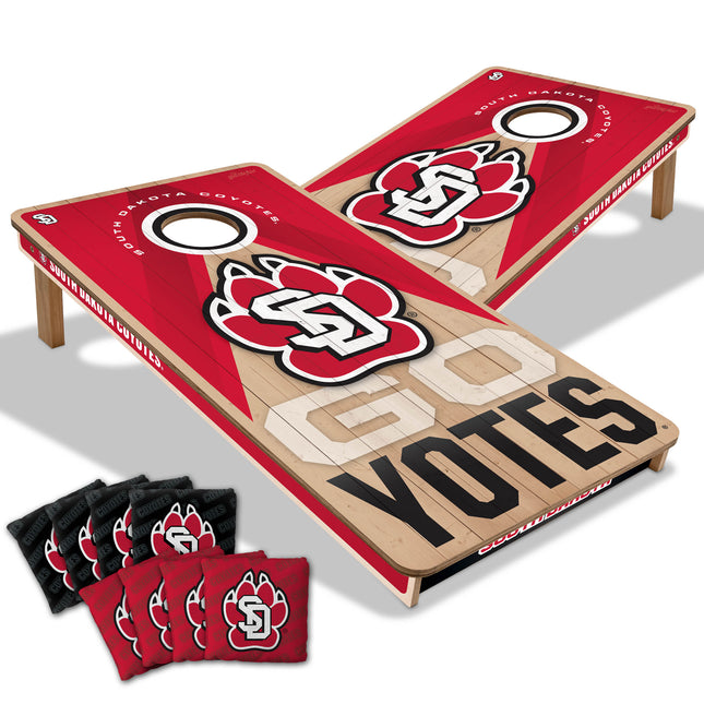 South Dakota Coyotes 2x4 Slogan Series Cornhole Boards