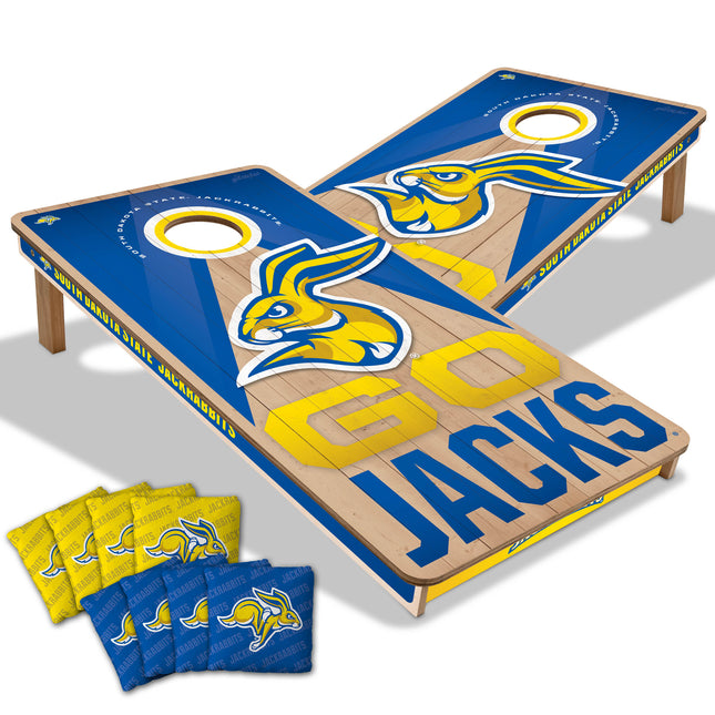 South Dakota State Jackrabbits 2x4 Slogan Series Cornhole Boards