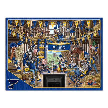 St. Louis Blues Barnyard Fans Puzzle - 500 PC
