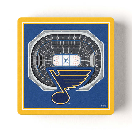 St. Louis Blues 3D StadiumView Magnets