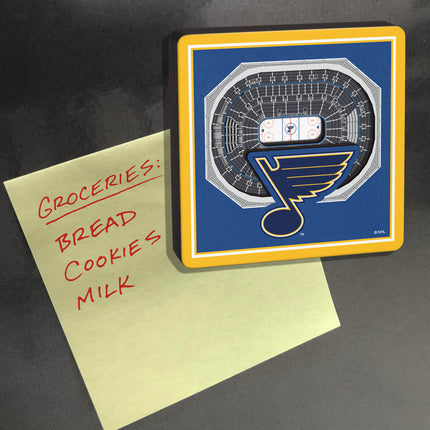 St. Louis Blues 3D StadiumView Magnets