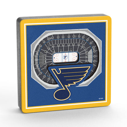 St. Louis Blues 3D StadiumView Magnets