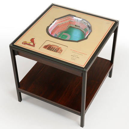 St. Louis Cardinals 25-Layer StadiumView End Table