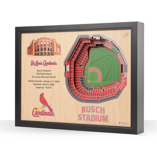 St. Louis Cardinals 25 Layer Stadium Art