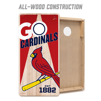 St. Louis Cardinals Cornhole Boards 2x4