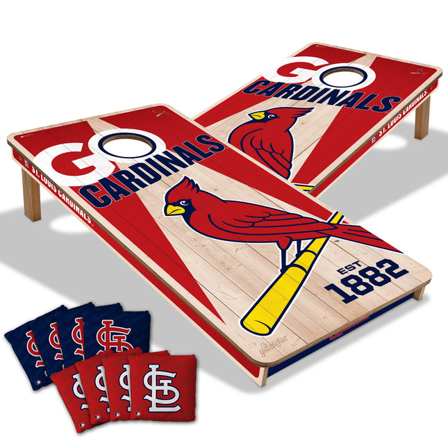 St. Louis Cardinals Cornhole Boards 2x4