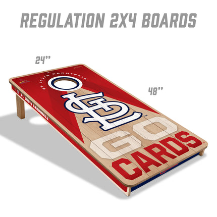 St. Louis Cardinals 2x4 Slogan Series Cornhole Boards