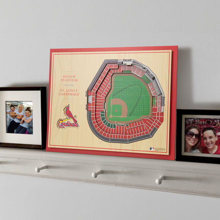 St. Louis Cardinals 5-Layer 3D StadiumView Wall Art
