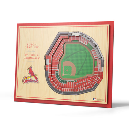 St. Louis Cardinals 5-Layer 3D StadiumView Wall Art
