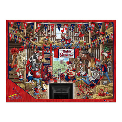 St. Louis Cardinals Barnyard Fans Puzzle - 500 PC