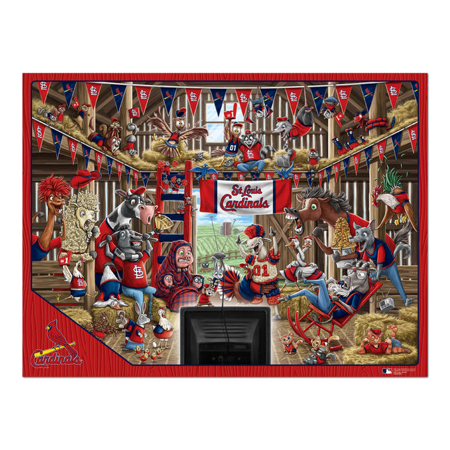 St. Louis Cardinals Barnyard Fans Puzzle - 500 PC