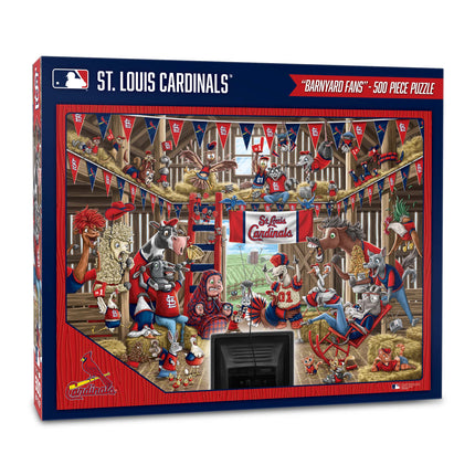 St. Louis Cardinals Barnyard Fans Puzzle - 500 PC