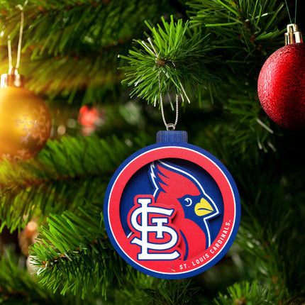 St. Louis Cardinals 3D Logo Series Ornament