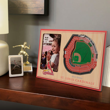 St. Louis Cardinals 3D StadiumView Picture Frame