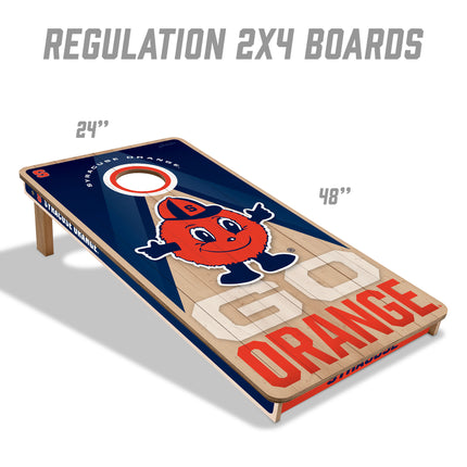 Syracuse Orange 2x4 Slogan Series Cornhole Boards