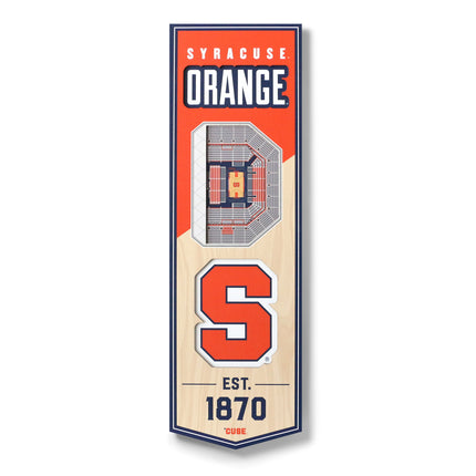 Syracuse Orange 3D Stadium 6x19 Banners