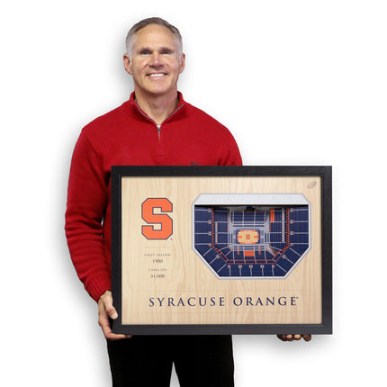 Syracuse Orange 25-Layer StadiumViews 3D Wall Art