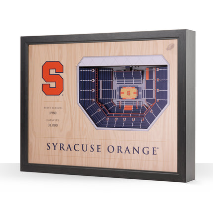 Syracuse Orange 25-Layer StadiumViews 3D Wall Art
